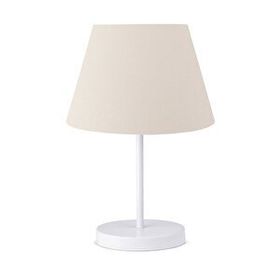 Homing Ayd-3121 Krem Kumaş Beyaz Gövdeli Abajur