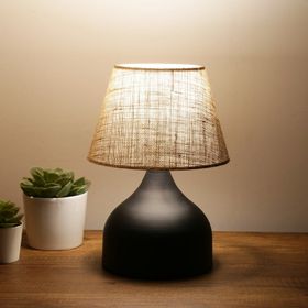 Homing Ayd-3124 Jüt Milano Metal Gövdeli Kumaş Abajur