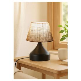 Homing Ayd-3124 Jüt Milano Metal Gövdeli Kumaş Abajur