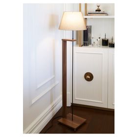 Homing Ayd-3134 Kumbeji Pi Ahşap Gövdeli Kumaş Başlıklı Lambader