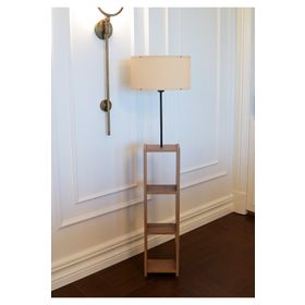 Homing Ayd-3150 Dekoratif Raflı Vizon Kumaş Lambader
