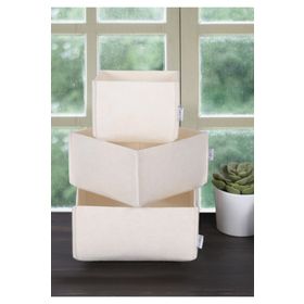 Homing HMY-6268 Çok Amaçlı 3'lü Keçe Organizer Sepet Seti