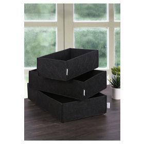 Homing HMY-6272 Çok Amaçlı 3'lü Keçe Organizer Sepet Seti