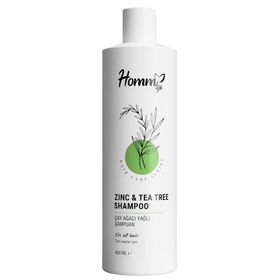 Homm Life 400 ml Çinko Çay Ağacı Yağlı Şampuan