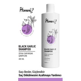 Homm Life 400 ml Siyah Sarımsak Şampuan