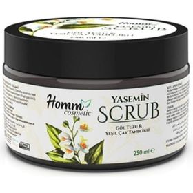 Homm Life Yaseminli Yeşil Çaylı 250 ml Bitki Tanecikli Scrub