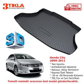 Honda City 2006-2009 3D Bagaj Paspası ve Bagaj Havuzu