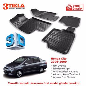 Honda City 2006-2009 Seti 3D Havuzlu Paspas