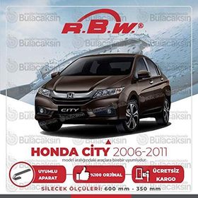 Honda City RBW 2006-2011 Muz Silecek Takımı