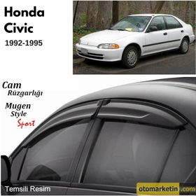Honda Civic 1992-1995 Mügen Cam Rüzgarlığı