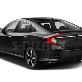 Honda Civic 2 Prç 2016 Üzeri Krom Bagaj Çıtası