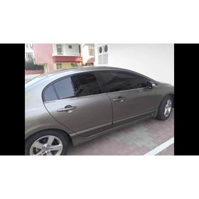 Honda Civic 2002-2006 4 Parça Krom Cam Çıtası