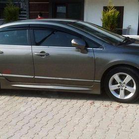 Honda Civic 2006-2011 6 Parça Paslanmaz Çelik Cam Çıtası