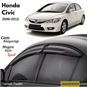 Honda Civic 2006-2012 Mugen Cam Rüzgarlığı