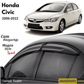 Honda Civic 2006-2012 Mugen Cam Rüzgarlığı
