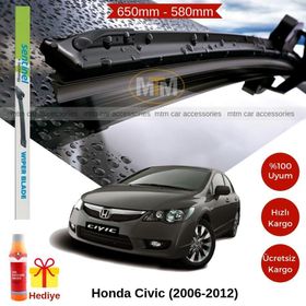 Honda Civic 2006-2012 Muz Silecek Takımı