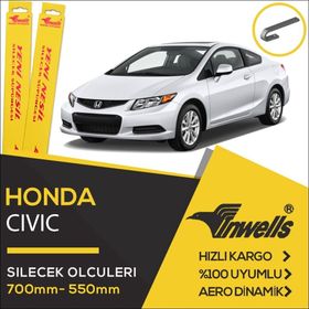 Honda Civic 2006-2012 Muz Silecek Takımı