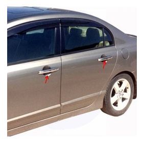 Honda Civic 2006 2012 Paslanmaz Çelik 4 Kapı Krom Kapı Kolu
