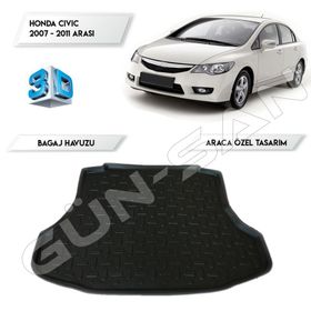 Honda Civic 2007-2011 Arası 3d Bagaj Havuzu