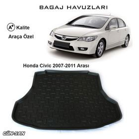 Honda Civic 2007-2011 Arası 3d Bagaj Havuzu