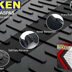 Honda Civic 2007-2012 3D Havuzlu Paspas