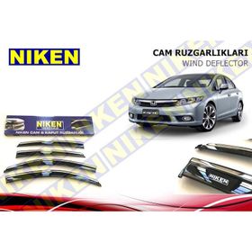 Honda Civic 2012-2015 Krom Cam Rüzgarlığı