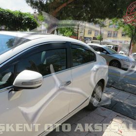 Honda Civic 2012-2016 4 Parça Krom Cam Çıtası