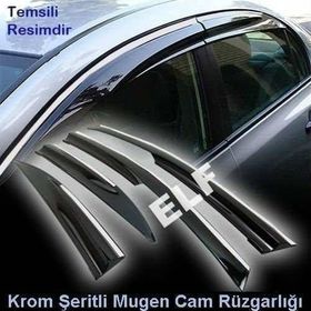 Honda Civic 2012-2016 Krom Cam Rüzgarlığı