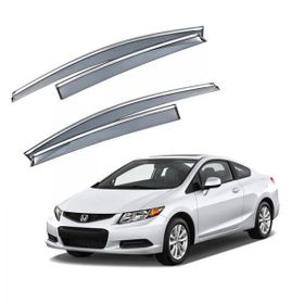 Honda Civic 2012 Krom Çıtalı Cam Rüzgarlığı