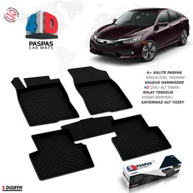 Honda Civic 2016 Sonrası 4D Havuzlu Paspas