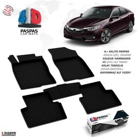 Honda Civic 2016 Sonrası 4D Havuzlu Paspas