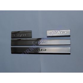 Honda Civic FC5 2016 Ve Üzeri 4 Parça Krom Kapı Eşiği
