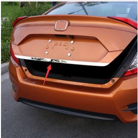 Honda Civic Fc5 2016 Ve Üzeri Krom Bagaj Alt Çıtası
