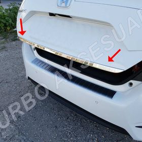 Honda Civic Fc5 2016 Ve Üzeri Krom Bagaj Alt Çıtası