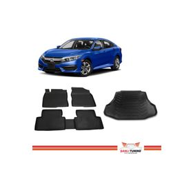 Honda Civic FC5 4D Havuzlu 2016-2018 Paspas ve Bagaj Havuzu