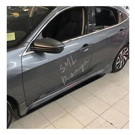 Honda Civic Fc5 Mugen Plastik Yan Marşpiyel