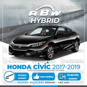 Honda Civic FC5 RBW Hybrid 2017-2019 Silecek Takımı