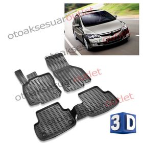 Honda Civic Fd6 2007-2012 3D Havuzlu Paspas