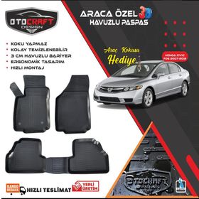 Honda Civic Fd6 2007-2012 3D Havuzlu Paspas