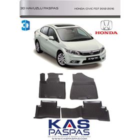 Honda Civic Fd7 2012-2016 3D Havuzlu Paspas