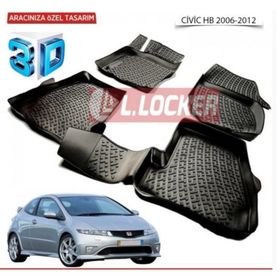 Honda Civic Hb 2006-2012 3D Havuzlu Paspas
