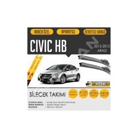 Honda Civic HB 2012-2015 Muz Silecek Takımı