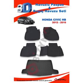Honda Civic Hb 2012-2016 Paspas ve Bagaj Havuzu