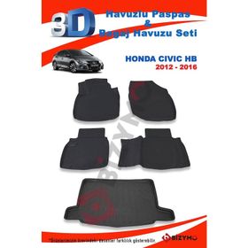 Honda Civic Hb 2012-2016 Paspas ve Bagaj Havuzu