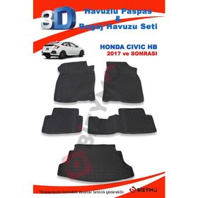 Honda Civic Hb 2016 ve Sonrası Paspas ve Bagaj Havuzu