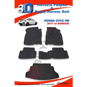 Honda Civic Hb 2016 ve Sonrası Paspas ve Bagaj Havuzu