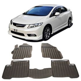 Honda Civic Sedan 2012-2016 3D Havuzlu Paspas