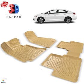 Honda Civic Sedan 2012-2016 3D Havuzlu Paspas