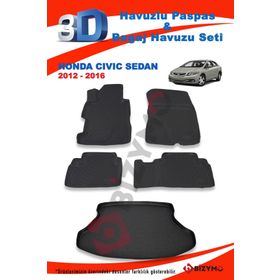 Honda CIVIC SEDAN 2012-2016 Paspas ve Bagaj Havuzu