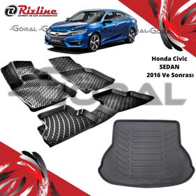 Honda CIVIC SEDAN 2016 ve Sonrası Paspas ve Bagaj Havuzu